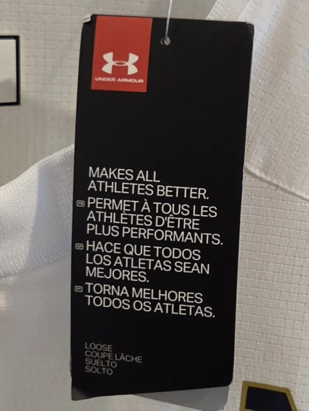 NWT Under Armour Quarter-Zip Pullover Performance Jacket - Size 3XL - White